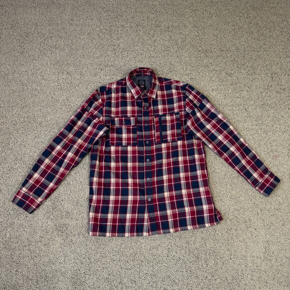 Wrangler Vintage Organic Cotton Button Up Shirt US Men's M - Picture 1 of 8